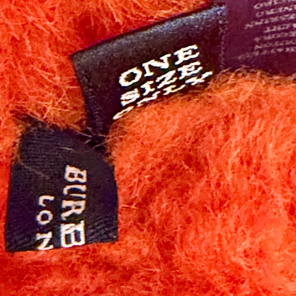 Burberry Sheepskin Shearling Bucket Hat OS Orange main image 6